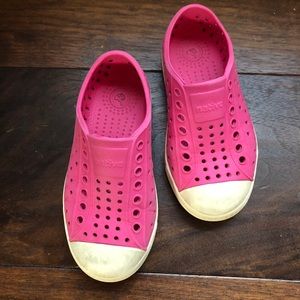 Pink Native Shoes Size 9